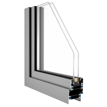 B50 高效隔热铝合金窗系统