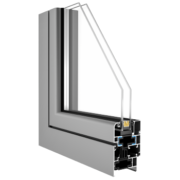ES55 高效隔热铝合金窗系统