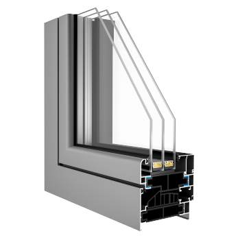 ES95 高效隔热铝合金窗系统